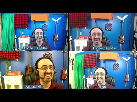 Webcam Matchup 6: Logitech C930e, Logitech C925e, Adesso H3, N5