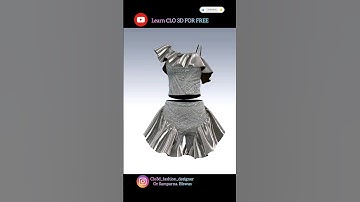 learn Clo 3D by subscribing my channel 🤞 #clo3dbasic #learnclo3d #fashion #clo3d #fashiondesigner
