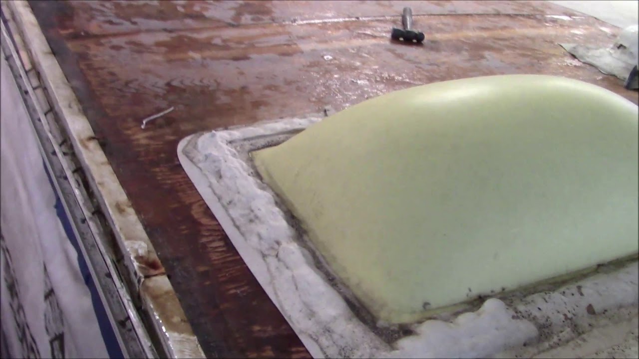 Jayco Eagle New Roof, Rear Wall, New Trusses and ceiling panel YouTube