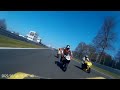 Desmo Duo Ducat 600 Oulton Park rear camera crash 26/3/22