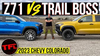 2023 Chevy Colorado Z71 vs. Trail Boss: How MUCH OffRoad Truck Do You Really Need?