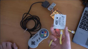 Mando SNES conectado a Arduino para simular Joystick USB