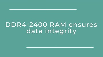 DDR4-2400MHz ECC Reg 1.2V RDIMM Single, Dual, Quad and Octal Rank Memory