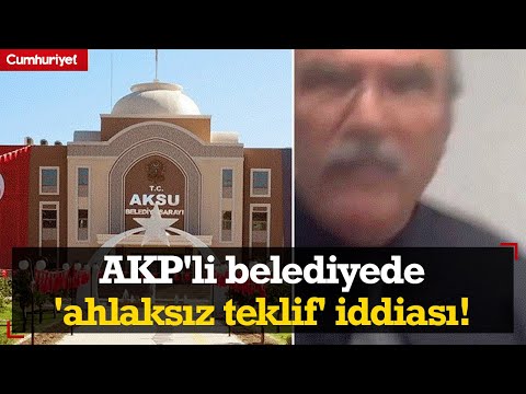 AKP'li belediyeden 'ahlaksız teklif': Yaptığı pazarlık pes dedirtti!