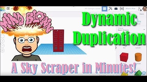 A Sweet Skyscraper in Minutes! Master Duplicate Tinkercad
