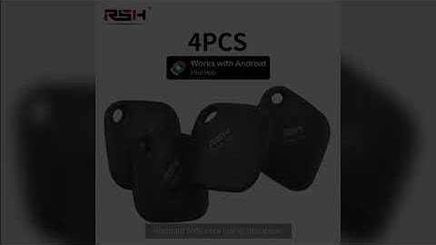 4PCS Security Tracker Android Anti Loss Smart Tag via Google