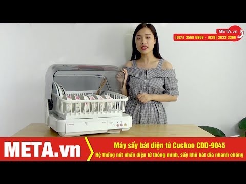 Cách sử dụng máy sấy bát điện tử Cuckoo CDD-9045