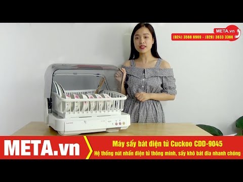 Cách sử dụng máy sấy bát điện tử Cuckoo CDD-9045 - Kho Bếp Đức