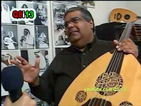 الملحن أنور عبد الله يعطي خالد عبد الرحمن أحد أعواده