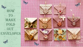 Craft with me - Making Fold Out Envelopes