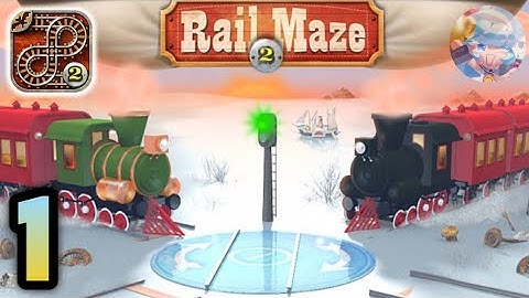 Rail Maze 2: Train puzzle game - Gameplay Walkthrough Part 1 - Level 1-6 (iOS, Android)