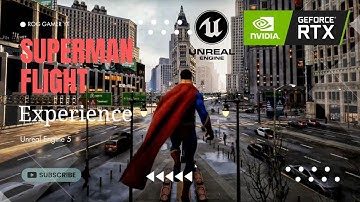 Unreal Engine 5 Superman Demo Realistic Graphics (RTX 2060) #unrealengine5 #gaming #realistic