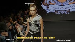 HOUSE OF ALEXANDRA POPESCU -  YORK FASHION WEEK FEBRUARY 2022