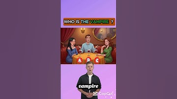 Who is the vampire ? #quiztest #riddlejourney #quizchallenge #mindbendingquiz #brainteasers