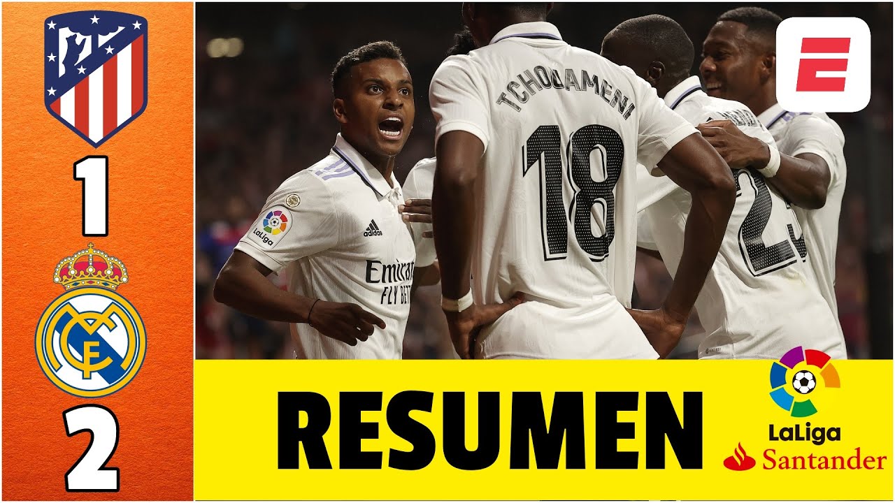 REAL MADRID BAILÓ y ganó en el DERBI MADRILEÑO vs Atlético. GOLES DE ...