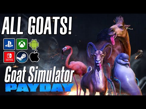 [ALL DEVICES!] Payday - How to unlock ALL Goats/Mutators in Goat Simulator! (Console, PC and mobile)