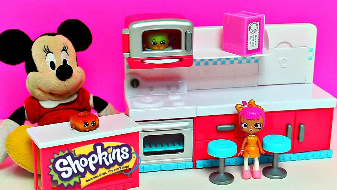 Shopkins Season 6 Hot Spot Kitchen Chef Club Playset Toy video YouTube
