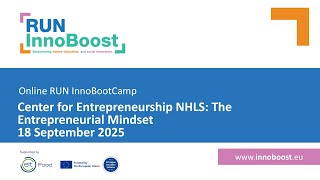 Center for Entrepreneurial Mindset NHLS: The Entrepreneurial Mindset