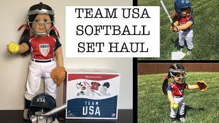 american girl doll softball