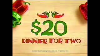 Chili’s (2010) Television Commercial - $20 Dinner For Two