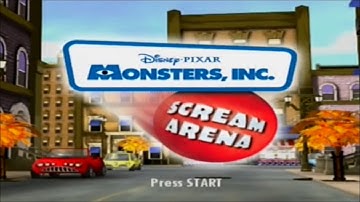 Monsters, Inc. Scream Arena PS2 2002 Opening Logos