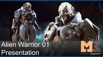Alien Warrior 01 Presentations
