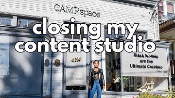 i closed my content creation studio