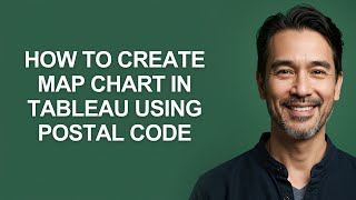 How to Create Map Chart In Tableau Using Postal Code - KevinHowTo
