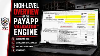 How PAYAPP VALIDATOR™ Works | Construction Pay Application Engine Overview