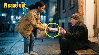 A Poor Black Delivery Girl Shared Her Last Meal With a Homeless Old Man — Then Black SUVs Arrived