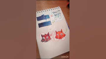 How to blend with🌟 CHISEL TIP markers!! #art #sketch