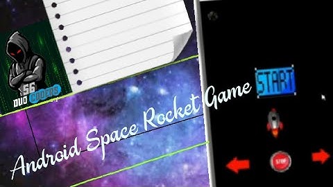 How to make Space Rocket Game Android.[By Thunkable]