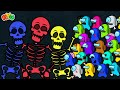 🔴 Live Among Us Game Animation | Skeletons, Bridge Worm, Freddy Thomas, Obunga
