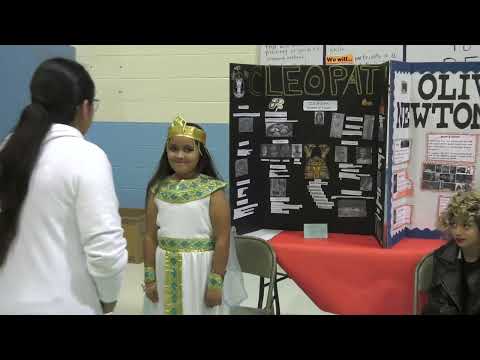 Macdonell Elementary School Students Create Live Wax Museum for Parents