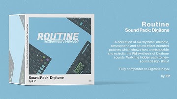 Routine | Sound Pack for Digitone, Digitone II and Digitone Keys by FP