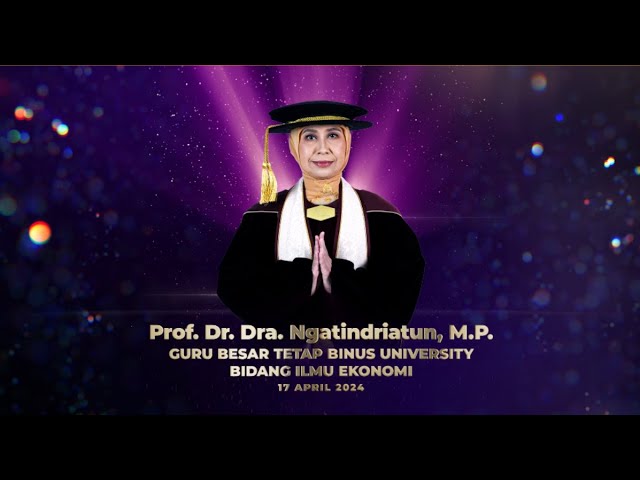 Pengukuhan Guru Besar Prof. Dr. Dra. Ngatindriatun, M.P. class=