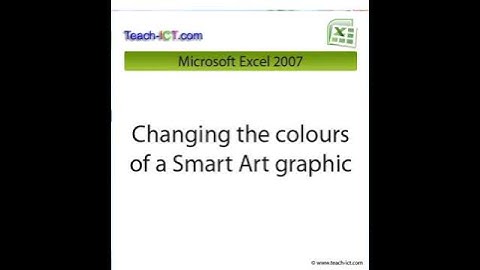smart art graphics change colours