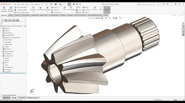 How To Design a Helical Bevel Gear In SolidWorks
