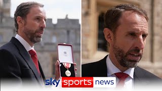 Sir Gareth Southgate has received a knighthood at Windsor Castle for his services to football