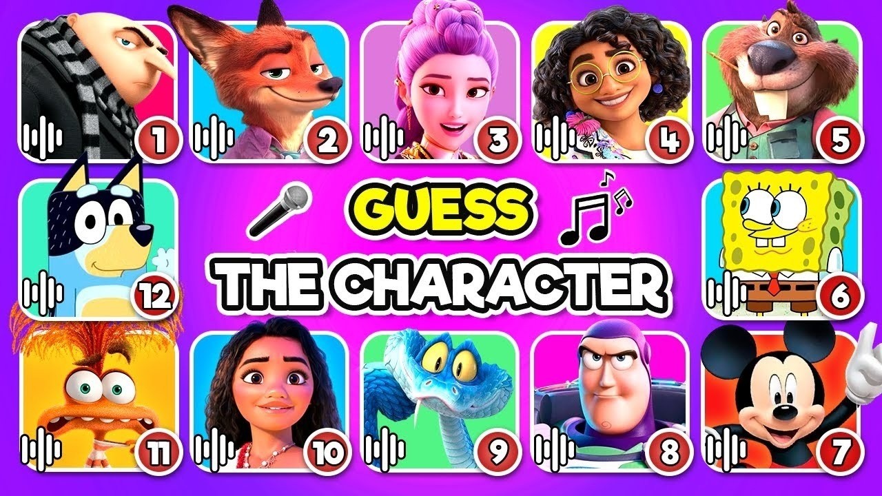 🎬🔥Guess the movie characters based on the songs and voices | Judy, Elsa, Mario, Sonic