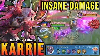 24 Kills!! Insane Damage Karrie MVP 17.8 Points!! - Build Top 1 Global Karrie ~ MLBB