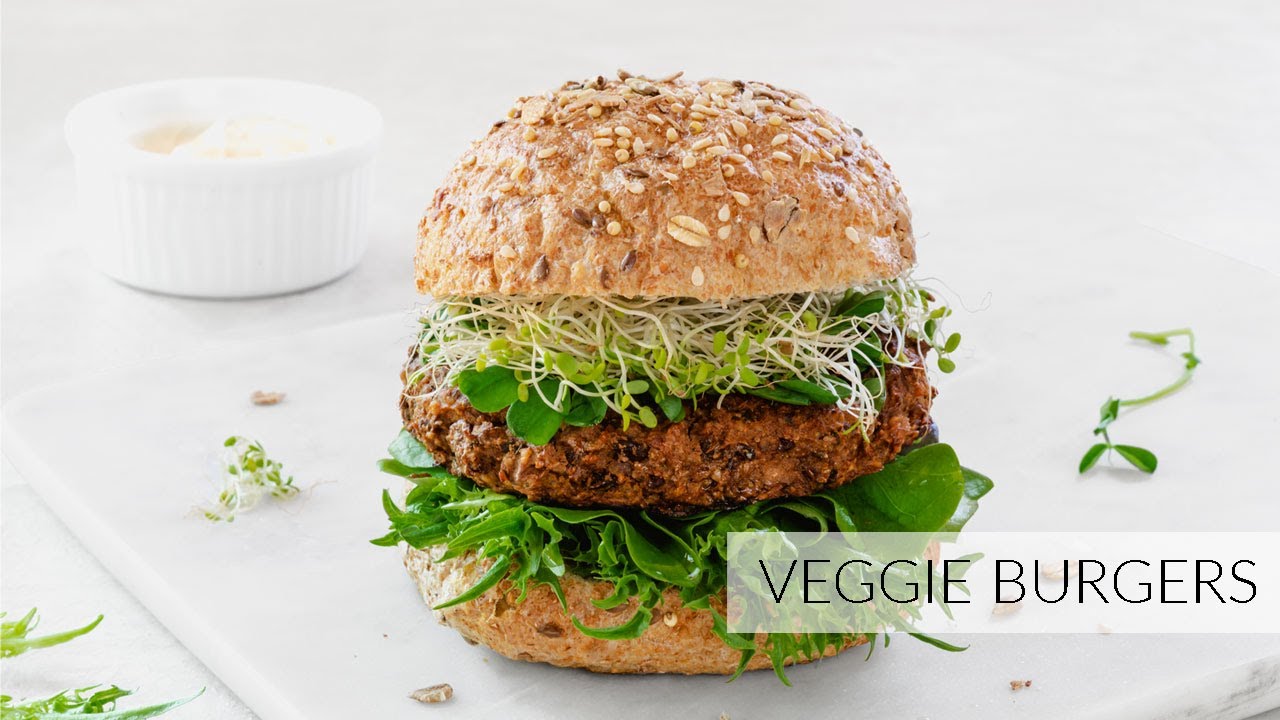 My Favorite VEGGIE BURGERS | better than store-bought - YouTube