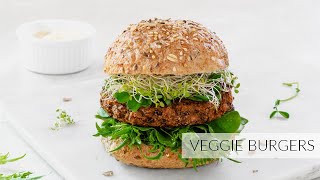 My Favorite VEGGIE BURGERS | better than store-bought