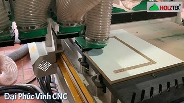 Máy CNC 4 Đầu Làm Pano Cửa, Vách Ngăn CNC Đẹp | Hozltek PRO-R4F