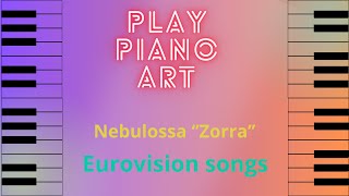 How to play Nebulossa "Zorra" _/_\_piano melody_/_\_