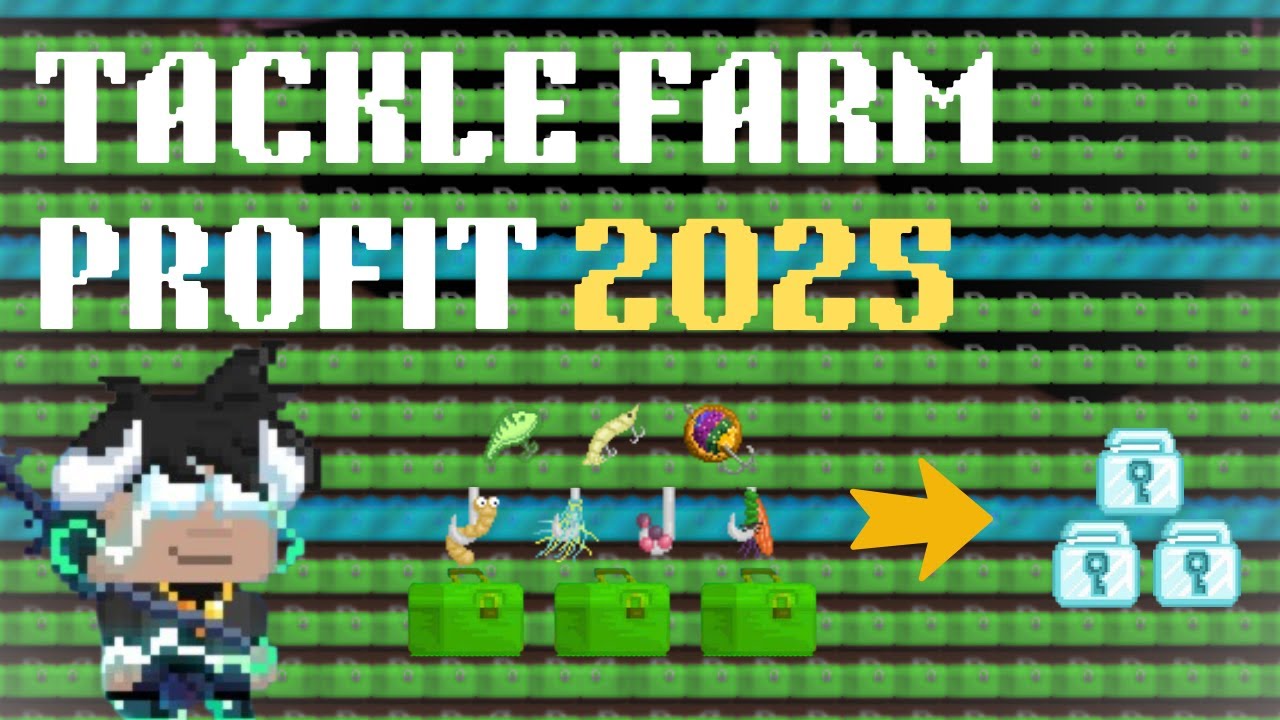 TACKLE FARM PROFIT 2025  - BEST LAZY PROFIT?! | Growtopia