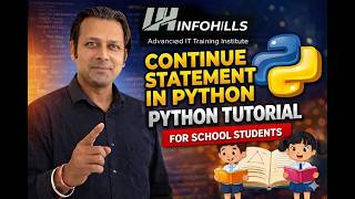 Information continue statement in python for school students | infohills Update