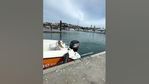 Coming away from a dock