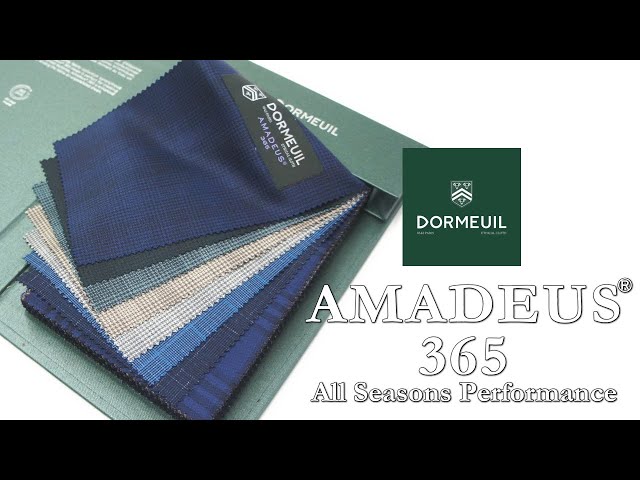 DORMEUIL(ドーメル) AMADEUS 365 DORMEUIL社製生地 / Amadeus 365【ネイビーブルー / ストライプ