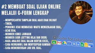 Cara membuat Soal Ujian Online dengan lengkap | Token, Batas Waktu Pengerjaan, Hasil Excel,dll